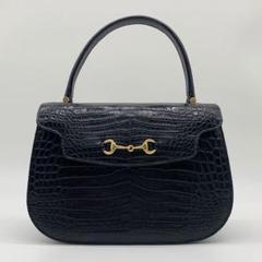 美品✨ ハマノ　ロイヤルモデル　マットクロコダイル　ハンドバッグ　ブラック 楽天市場】クロコダイル ハンドバッグ 日本製 2WAY レディース