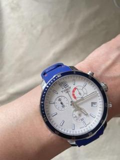 Tissot クロノグラフ 時計 ホワイト ブルーのサムネイル