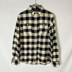 RRL Ron Herman リネン混 バッファローチェック ネルシャツ S