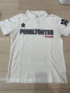 【新品】PEARLY GATES ポロシャツ ホワイト 日本製 PEARLY GATES フリル袖ポロシャツ ホワイト レディースゴルフ