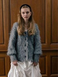 新品未使用　THE TOE PIGALLE SHAGGY MUFFLER thetoe pigalle shaggy muffler white 美品