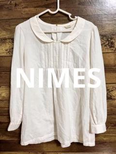 NIMES ニーム　シャツ　丸襟