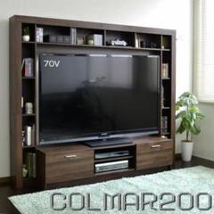 《新品・送料無料》テレビ台 ハイタイプ 収納 70インチ対応 ブラウン