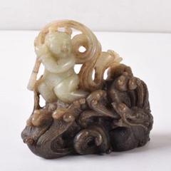 天馬中国　玉石彫刻　天女像　人物像　置物　V　R8341 天馬様 専用中国 玉石彫刻 天女像 人物像 置物 V R8341 - メルカリ