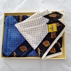 FENDI 大判ハンカチセット② FENDI ハンカチ 2枚セット - メルカリ