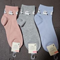 ★★新品★シマエナガ柄靴下★ 3足セット★★