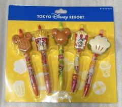 ディズニー ハンバーガー ポップコーン ポテト ボールペンセット 未使用