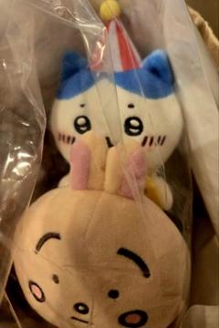 ちいかわ ぴーぽぽ ぬいぐるみ ハチワレ
