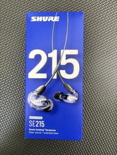 SHURE SE215 クリアパープル　美品　箱ナシ SHURE SE215-CL-A(クリア)(SE215CL-A)(国内正規品・2年間保証