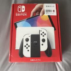 Nintendo Switch - Nintendo switch 有機el 本体　中古品　ホワイト Switch本体有機EL JCホワイト ニンテンドースイッチ本体