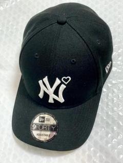 【限定】9 FORTY Yankees Heart Embroidery Cap BASICKS - 【限定】9 FORTY Yankees Heart Embroidery Cap