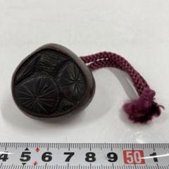 江戸時代　木彫栗根付　重さ15g　東ま5-1119① 江戸時代 木彫栗根付 重さ15g 東ま5-1119① - メルカリ