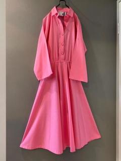 古着 ビンテージ 70s USA ハリウッド 襟 ワンピース ドレス 美品 古着 ビンテージ 70s USA ハリウッド 襟 ワンピース ドレス 美品