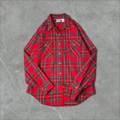 90s Prentiss ヘビーネル ネルシャツ USA製 90s USA製 Prentiss ヘビー ネルシャツ M グレー チェック