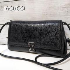イアクッチ ショルダーバッグ アバ ウォレット レザー シボ