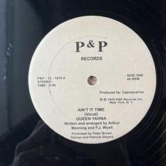 極美品ディスコブギ【Queen Yahna・Ain't It Time】P&P
