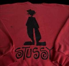 希少 old stussy × champion シャドーマンスウェット ステューシー STUSSY 90's OLD STUSSY USA製 紺タグ シャドー