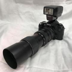 ニコン 一眼レフカメラ 望遠レンズ フラッシュ付き u2 SOLIGOR レトロ