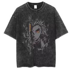 煉獄杏寿郞ヴィンテージ加工Tシャツ