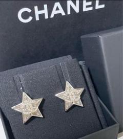 週末セール　CHANEL シャネル23SS 星 ピアス シルバーのサムネイル