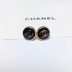 ヴィンテージ  希少　CHANELシャネル　ボタン　ピアス　シルバー　正規品 ヴィンテージボタン シャネル シルバーピアス｜Yahoo!フリマ（旧