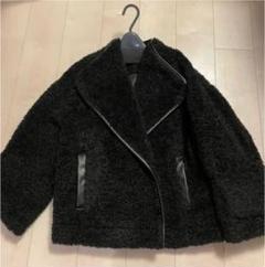 極美品 CELFORD ノーカラー フレア レザージャケット 黒ブラック 36 極美品 CELFORD ノーカラー フレア レザージャケット 黒ブラック