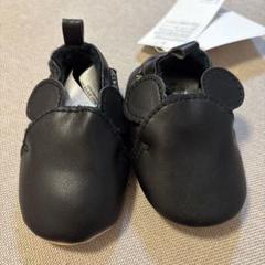 Disney ミッキー耳付きベビーシューズ 9〜9.5cm