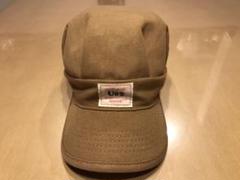 美品 UESワークキャップ ブラウンM