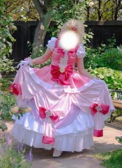 Go！プリンセスプリキュア キュアフローラ自作コスプレ衣装