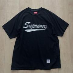 supreme シュプリーム　センターロゴ　Tシャツ　ブラック　L 美品