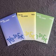 TWICE THIS IS FOR 予約特典トレカ　3枚 新品未開封