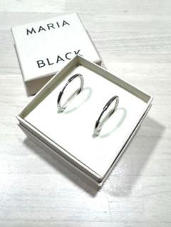 MARIA BLACK マリアブラック 両耳用ピアス 神崎恵さん着用