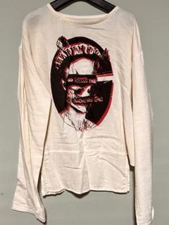 ガーゼシャツ　パンク　ロックファッション　ビンテージ　80’当時もの ガーゼロングTシャツ パンク ロック[品番：ACDW0000372