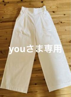 4color ボタニカルプリントワイドパンツ□納期目安：即納