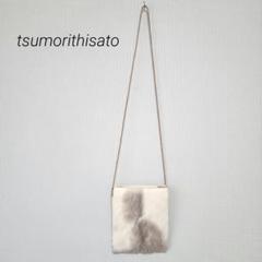 美品tsumorithisatoツモリチサト牛革ファーショルダーバッグ袋説明文付 美品tsumorithisatoツモリチサト牛革ファーショルダーバッグ袋