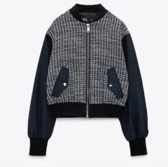 2025年最新】zara クロップドボンバージャケットの人気アイテム