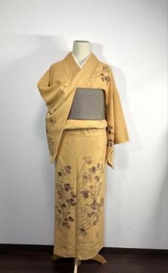 白鳥 絽の付け下げ 夏着物 - メルカリ