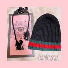 正規品‼︎お値下げ中‼︎】新作☆GUCCI☆ニット帽☆ - メルカリ