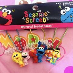 USJ セサミストリート キーチェーンセット
