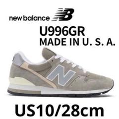 (未使用)New Balance M996 USA 28センチ New Balance - US限定 New Balance 996 “Crimson” 28cm レザーの