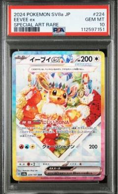 美品 イーブイex SAR テラスタルフェスex 224/187　PSA10