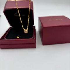 ⭐ 極美品 ✨Cartier ✨750ゴールド ダイヤモンド ネックレス Cartier カルティエ トリニティネックレス 750 3カラーゴールド