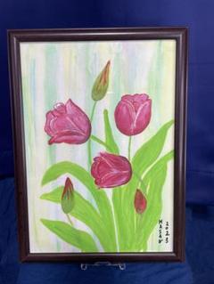 Tiny Angele』 油彩画 インテリア アート 原画 一点物