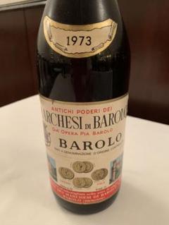 マルケージディバローロ1973年ビンテージ