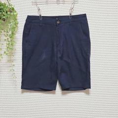☆ RIP CURL (S) メンズ コットン ショート パンツ ネイビー