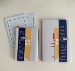 2種類　【非売品】　miumiu summer reads 本　ブックバンド 新品未開封】miu miu Summer Reads ブックバンド等4点セット