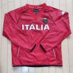 Kappa Golf イタリア Vネックウインドブレーカージャケット レッド