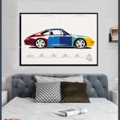 アンディ・ウォーホル Andy Warhol キャンバスアートポスター 車