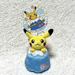 富士山頂ピカチュウ ぬいぐるみキーホルダー 　３個 新品‼️ポケモンセンター御殿場アウトレット限定 富士山