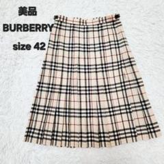 Burberry London プリーツ　38サイズ　バーバリーチェック　日本製 Burberry london ノバチェック プリーツスカート 38 - メルカリ